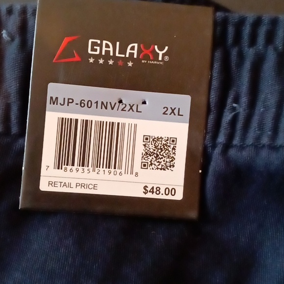 🆕NWT Galaxy Navy blue joggers size 2XL - Picture 8 of 8